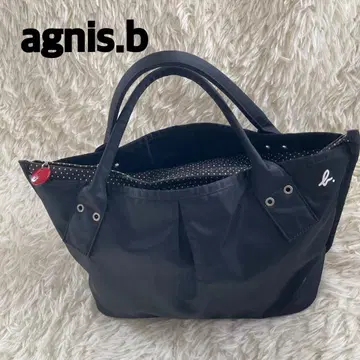 agnis.b 애니에스 베이 블랙 토트백