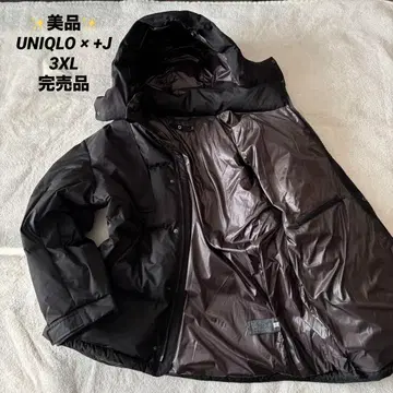 새상품급 유니클로 UNIQLO x J 다운 자켓 3XL 완판템 블랙