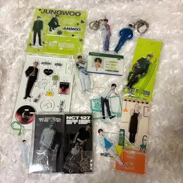 NCT 127 이리치루 정우 아크릴 스탠드 아크릴 키링 세트 묶음 판매
