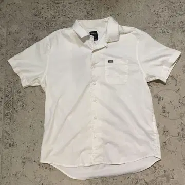 RVCA 반팔 셔츠 화이트