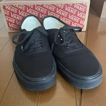 반스 오센틱 블랙블랙 vans authentic 27.5