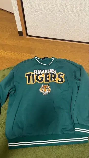 일본 미발매 Hawkins Tigers 그린 트레이닝복