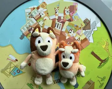 Bluey 블루이 MOOSE 정품 빙고 칠리 봉제인형 세트