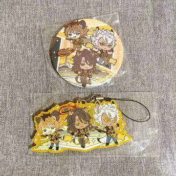 [ 2개 세트 ] 트위스테 와챳토! 러버 스트랩 캔뱃지 사바나 클로