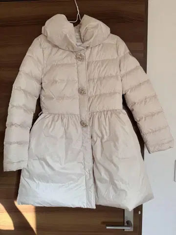 미셸 마카롱 롱 다운 코트 XS 다운 페더