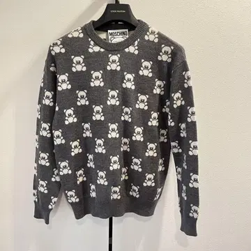 MOSCHINO 모스키노 곰 베어 모티브 니트 스웨터