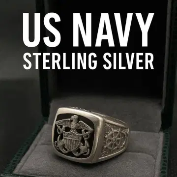 브래드포드제 US NAVY 미 해군 스털링 실버 이글 반지