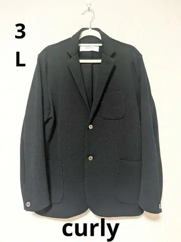 curly 트랙 자켓 TRACK JACKET 사이즈 3 L 블랙