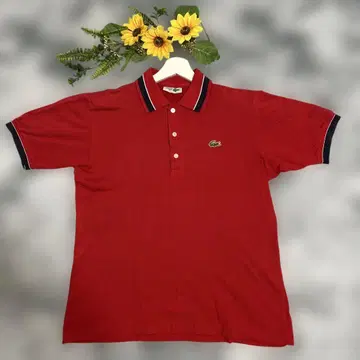[LACOSTE] 라코스테 피케 셔츠 반팔 여성용 레드 M 상당