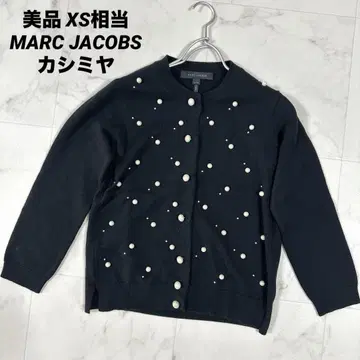 [ 새상품급 ] MARC JACOBS 캐시미어 펄 비쥬 가디건 블랙 XS