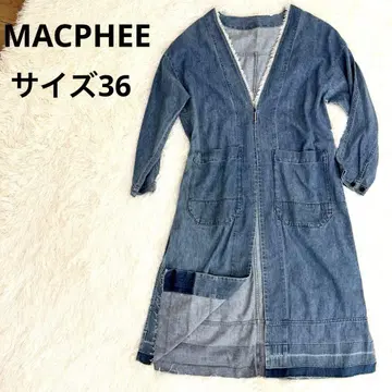 투모로우랜드 MACPHEE 맥피 데님 롱 자켓 사이즈 36