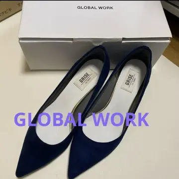 GLOBAL WORK 네이비 펌프스 37