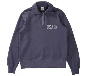 Buzz Rickson USAFA 하프 지퍼 스웨트 셔츠 카라 M