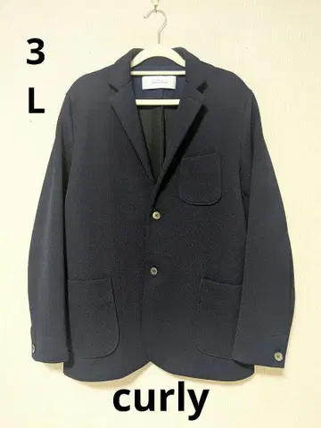 curly 트랙 자켓 TRACK JACKET 사이즈 3 L 네이비