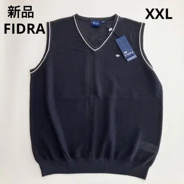 F809 새상품 피드라 니트 경량 베스트 네이비 남성용 골프 XXL