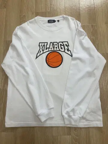 미사용품! XLARGE 농구 프린트 롱 슬리브 XL 사이즈