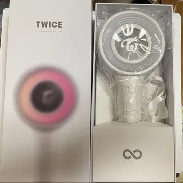 TWICE 응원봉 화이트/핑크