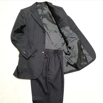 [ 컨디션 최상 ] GEAR 남성용 수트 셋업 울 스트라이프 90YA5