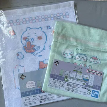 치이카와(먼작귀) 1번 복권 H상 타월, 복조리 2개 세트