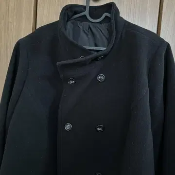 8L 여성용 피코트 블랙