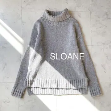 SLOANE 3G 지롱 라무 x 캐시미어 드롭 숄더