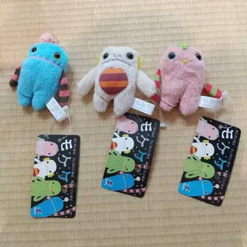 모케케 봉제 인형 스트랩 세트