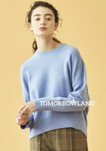 TOMORROWLAND 울 캐시미어 크루넥 풀오버 와이드