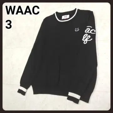 WAAC 크루넥 니트 3 여성용 골프웨어 WAAC