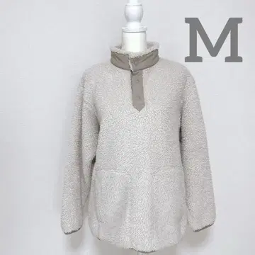 [UNIQLO/유니클로] 보아 플리스 자켓 남성용 M 아이보리