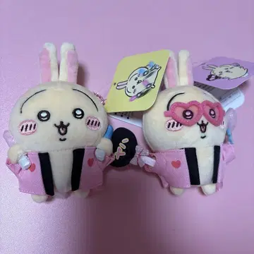 치이카와 (먼작귀) 덕질 토끼 마스코트, 부채, 응원봉 2점