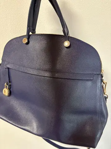 훌라 FURLA 파이퍼 L 사이즈 숄더백 네이비 핸드백