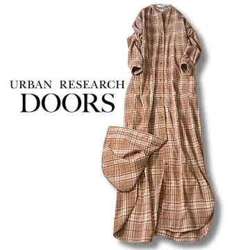 새상품급 URBANRESEARCH DOORS 체크 원피스 어반 리서치