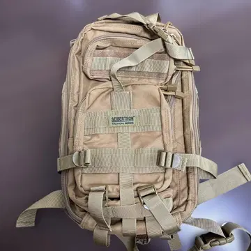 SIEBERTON 택티컬 백팩 베이지 27L