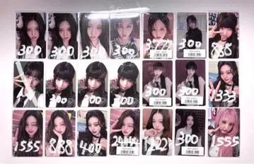 IVE 트레이딩 카드 유진 가을 레이 원영 리즈 이서