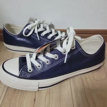 새상품 25cm CONVERSE 올스타 (R) 올리브 그린 가죽 OX