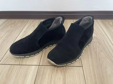 fitfit 블랙 스웨이드 스니커즈 부티 23.5cm