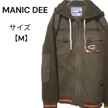 MANIC DEE 밀리터리 후드티 자켓 빅 로고 마닉디