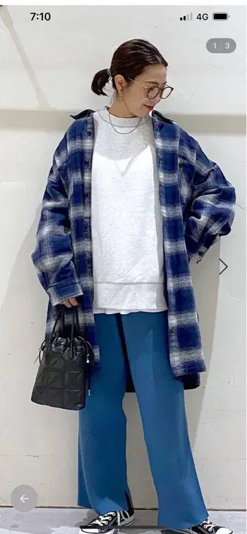 니코앤드 OPO 체크 원피스