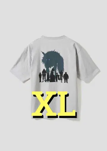HUNTER x HUNTER XL 그라니프 빅 실루엣 T 키루아 자수