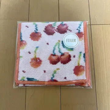 FEILER 체리 도트 손수건 파우치 페일 핑크 (WEB 한정판)