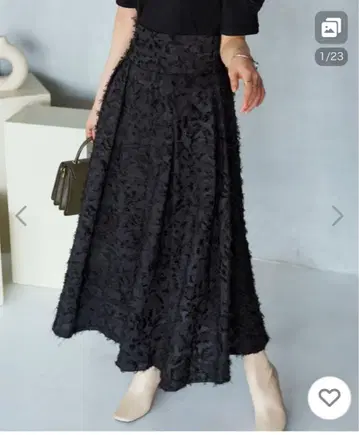 RURUE BOUTIQUE 재규어 스커트 아이보리