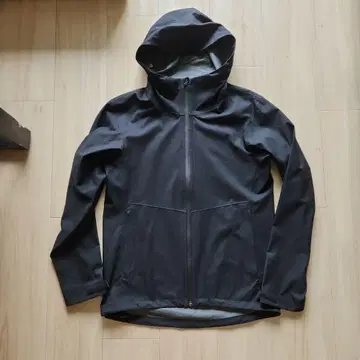 UNIQLO 블록 테크 후드티 블랙 S