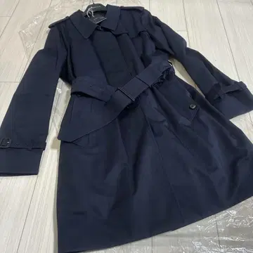Aquascutum 아쿠아 스큐텀 트렌치코트 새상품 네이비 컬러 라이너