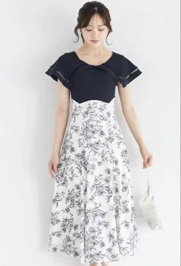tocco closet 꽃무늬 롱 원피스