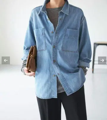 Spick and Span 라이트 온스 데님 셔츠 프레임워크