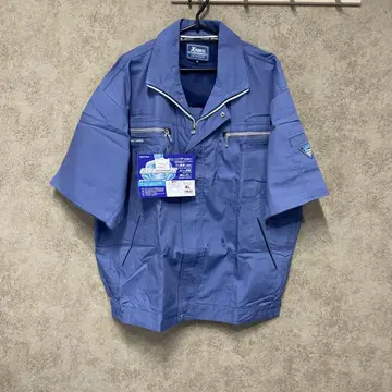시베크 반팔 블루종 4L 작업옷 고급 초특가 빅 사이즈 얇은 소재
