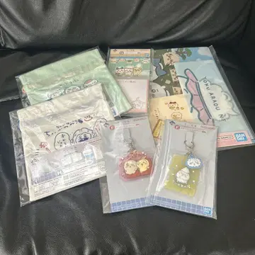 치이카와 (먼작귀) 제일복권 캐릭터 굿즈 세트 복조리 파일 키링