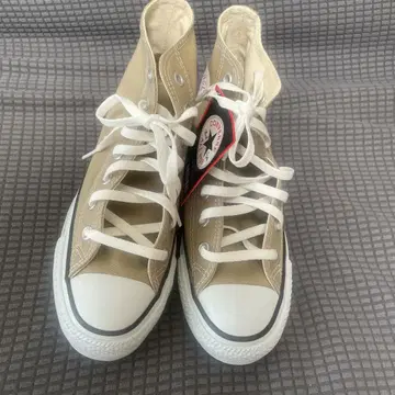 Converse All Star 하이컷 스니커즈 베이지