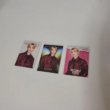 BUTTERFLY EFFECT 기무라 케이토 포토 카드 3장 세트