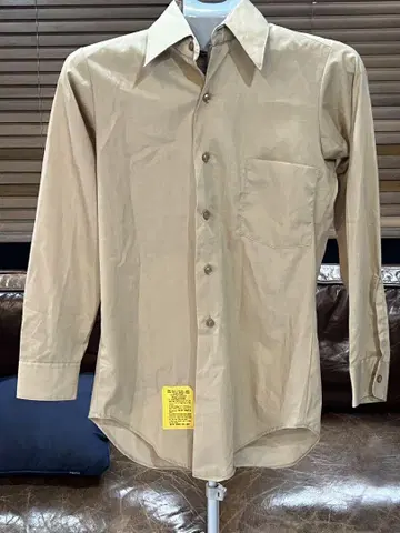 미군 실물 70s 밀리터리 셔츠 TAN446 S